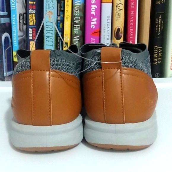 G.H. BASS CONNER KT GRAY COMFORT STRETCH OXFORD SHOES SIZE 10 NWT - Picture 5 of 10